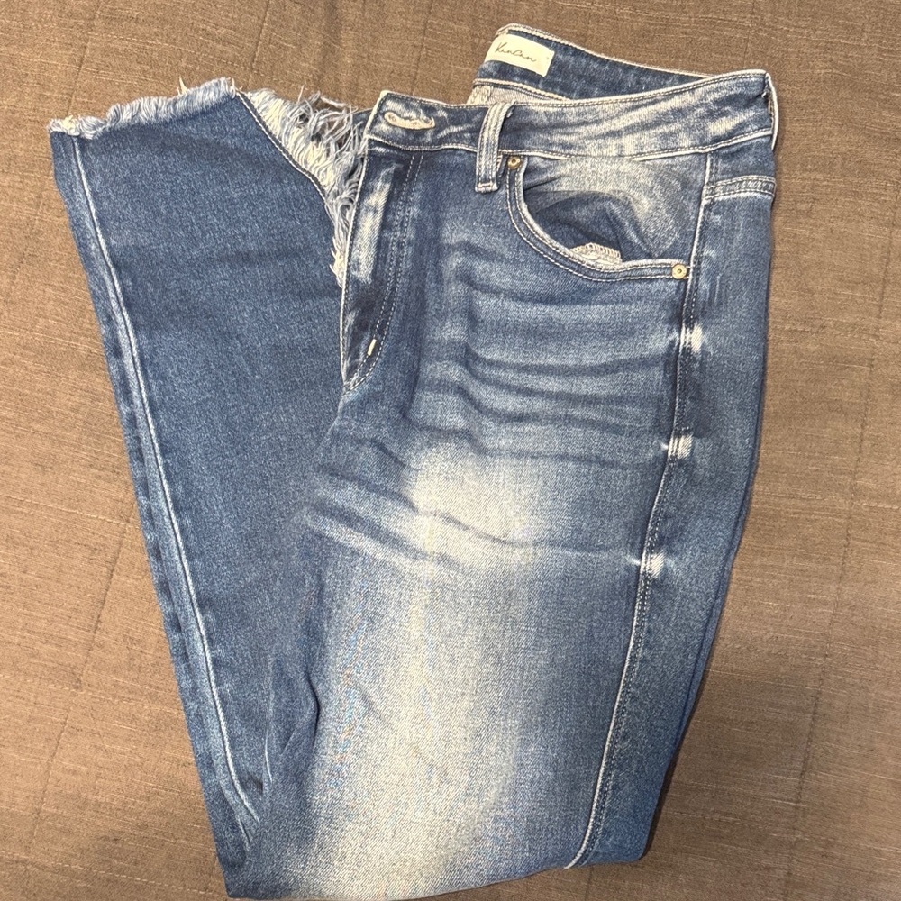 Kancan Blue Distressed Women Jeans